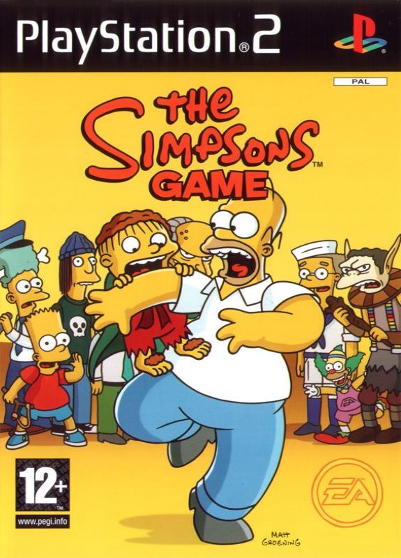 The Simpsons game poster